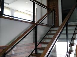 Designs that make use of a lot of glass are often modern and bold,. Glass Stair Railing Cavitetrail Glass Railings Philippines Tempered Glass Wrought Iron Railings Gates Grills Metal Fabrication Curved Glass
