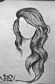 The head over to the other side and draw a wavy line as. Most People Are Happy Being Average Most Are Happy Being Faceless In A Sea Of Faces Faceless Beauty Art Love F Realistic Drawings Drawings Female Drawing