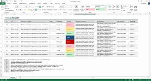 Project risk register analysis template. Risk Register Example Excel And Operational Risk Register Template Excel Risk Management Plan Example Project Risk Management Risk Management