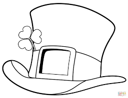 Most of these images can be used to decorate the house on the big day while also showcasing your kid's creativity. St Patrick Day Top Hat Coloring Page Free Printable Coloring Pages In 2021 Free Printable Coloring Pages Free Printable Coloring Coloring Pages