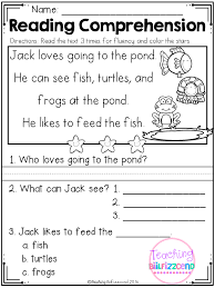 Kindergarten Reading Comprehension Spring Edition Reading Comprehension Kindergarten Reading Comprehension Passages Kindergarten Reading