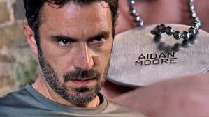 Who is Aidan Moore in Emmerdale and what's his connection to John Sugden?