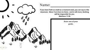 Download this sample coloring page of jesus telling the parable of the mustard seed from the what's in the use the mustard seed faith decoder as a fun activity for your next children's sermon. Free Faith As Small As A Mustard Seed Coloring Sheet By Grow With Ms O