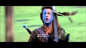 Each screenplay was pulled up in the los angeles' writer's guild library and. Braveheart Freedom Speech Cry Youtube