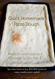 Make Quick Homemade Pizza Dough For Less Than 1 An Oregon Cottage Recipe Homemade Pizza Dough Easy Pizza Dough Homemade Pizza