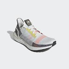Boost technology was integrated into adidas running shoes in 2013. Adidas Ultra Boost 19 Pride Pack Grailify