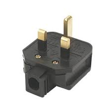 2pcs white black grounded 250v uk 13a british wiring plug 3 pin fused bs1363 adaptor power cable connector wire converter. 13a Fused Tough Plug Black Electric Plugs Screwfix Com