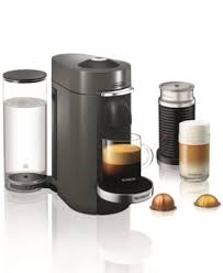 Nespresso By De Longhi Vertuo Plus Deluxe Coffee Espresso Maker With Aerocinno Frother Reviews Coffee Makers Kitchen Macy S Coffee And Espresso Maker Nespresso Espresso Maker