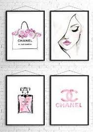 Amazon Com 8 5x11 Set Of 4 Coco Chanel Logo Splash Black Watercolor Art Print Wall Art Poster Fashion Artwork Fashion Komnatnye Ukrasheniya Planirovshiki Printy