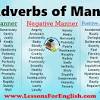 Adverb examples with example sentences to learn adverbs of time, place, manner, frequency, and degree. 1