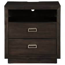 Find many great new & used options and get the best deals for nightstand with 2 drawers brown at the best online prices at ebay! Signature Design By Ashley Hyndell Contemporary 2 Drawer Nightstand Standard Furniture Nightstands