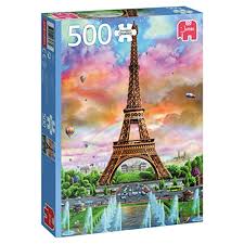 Save 5% when you buy $50.00 of select items. Jumbo Eiffel Tower Paris Jigsaw Puzzle 500 Piece Buy Online In Guernsey At Guernsey Desertcart Com Productid 78695736
