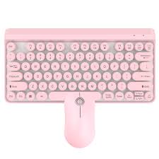 See our disclaimer upgrade your pc with the logitech mk520 wireless keyboard mouse combo. Hxsj K67 Wireless Keyboard Mouse Set 2 4g Wireless Retro Round Suspension Keycap Keyboard Mouse Set Usb Interface Wireless Keyboard And Mouse Set Pink Walmart Canada
