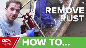It is then soaked in solvent to remove rust, but unless you're an expert at chain removal specializing in hardwood furniture, trim carpentry, cabinets, home improvement and architectural millwork, wade shaddy has worked in homebuilding. How To Remove Rust From Your Bicycle Clean Your Bike With Household Products Youtube