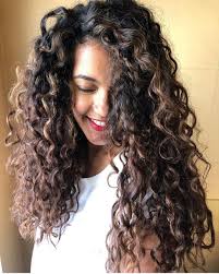 Dark Color Balayage On Haircuts For Long Curly Hair 2020 Curly Hair Styles Hair Lengths Medium Curly Hair Styles