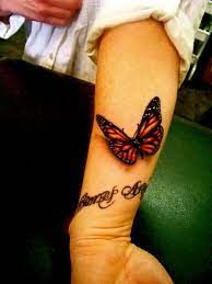 15 Latest 3d Butterfly Tattoo Designs You May Love Pretty Designs Butterfly Tattoos On Arm Wrist Tattoos Girls 3d Butterfly Tattoo