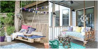 The ripstop grid pattern offers exceptional tear strength and is made to resist tearing, ripping, cracking, fading, and scratching. Outdoor Swing Diys How To Make An Patio Swing