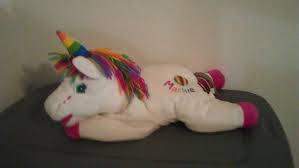 Lisa Frank Markie Unicorn 22 Large Stuffed Plush Bean Bag Rainbow Animals Lisa Frank Dinosaur Stuffed Animal