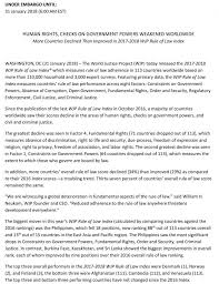Labour law update_ 2018 mumbai, maharashtra. Wjp Rule Of Law Index 2017 2018 World Justice Project