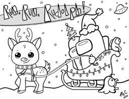 Among us is a super fun online game, to justify my addiction i made a coloring page of over 100 among us characters with unique costumes. Christmas Among Us Rudolph Coloring Sheet By Art With Ms C Tpt