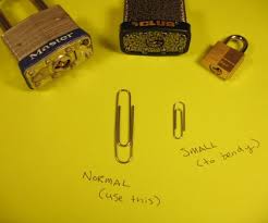 Then bend the last 1/8 of the pick up at a 20 degree angle. 5 Ways To Pick A Lock Instructables