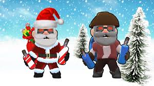All content must be directly related to brawl stars. Merry Christmas Santa Dynamike Skin Brawlstars