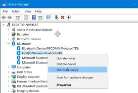 How To Uninstall Or Reinstall Bluetooth Driver In Windows 10