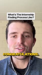 Here's a look at what the internship finding process is like for finance  students #internship #finance #student