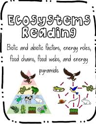 Ecosystems Reading Ecosystems Reading Ecosystems Teaching Science