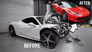 Check spelling or type a new query. Rebuilding A Wrecked Ferrari 458 In 10 Minutes Youtube