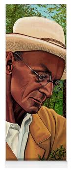 Hermann Hesse Painting Yoga Mat