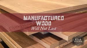 Furniture made from laminate, veneer and solid wood all come with pros and cons. Four Reasons To Choose Solid Wood Furniture Head Springs Depot Inc