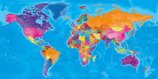 Cartes du monde 3,123 vues. Mappemonde Tableau Carte Du Monde World Map Original Map