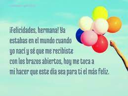 Carta De Cumpleanos Para Mi Hermana Mayor Cumple Genial