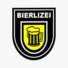 Bierlizei Wappen Bier Polizei Glanzender Sticker Von Thegoodys Wappen Sticken Baumwolltasche