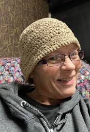 Crocheted bamboo rayon hats