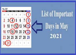 What do we celebrate on may 12th? Important Days In May 2021 National International Days And Events