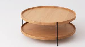 The dark brown finish add depth to its wooden texture, showcasing a great piece of artistry. Sage Round Coffee Table Eq3 Minimalist Coffee Table