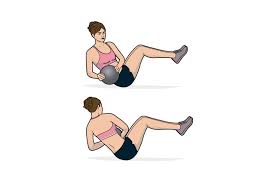 The russian twist is a simple abdominal exercise for working the core, shoulders, and hips. Workout Workout 1 Hohe Intensitat Russian Twist Fit For Fun