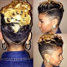 African American Two Tone Undercut Stylish Ombre And Bold Haircut For Black Women See Top 32 Photos Hair Styles Sassy Hair Short Hair Styles