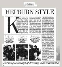 The fashion industry is a rapidly adaptive sector that is constantly changing, it seems as though every day there is a new cut, colour or… Fashion Hepburn Style The New York Times
