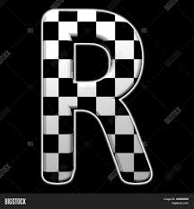 These printable alphabet letters are so versatile! Checkered Abc Letter Image Photo Free Trial Bigstock