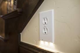 These Genius Outlet Covers Have Built In Led Night Lights Led Night Light Night Light Outlet Covers