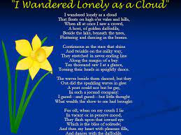 I Wandered Lonely As A Cloud