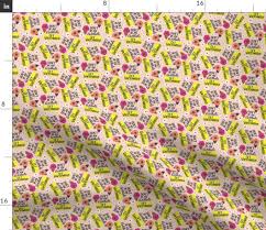 Teeny-Dont be an asshole get vaccinated Fabric | Spoonflower