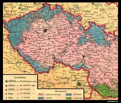 Hodnoty jsou zobrazovány jako popisky nebo vyjádřeny sytostí barvy daného územního elementu. Pocet Obyvatel A Narodnostni Mapa Csr