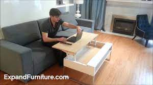 4.5 out of 5 stars. Ultra Convenient Lifting Coffee Table Raises To Your Lap From Expandfurniture Com Youtube