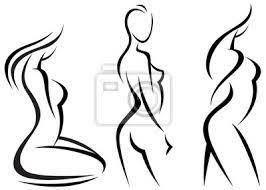 Donna stilizzata foto e immagini. Set Illustrazione Vettoriale Sagome Belle Donne Stilizzate Carta Da Parati Carte Da Parati Cosmetologia Identita Sessuale Myloview It
