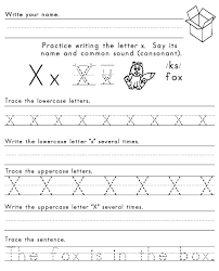 the letter x sight words reading writing spelling worksheets