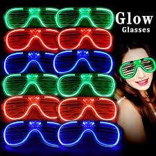 Light Up Glasses Bulk Party Favors Glow In The Dark Led Glasses Party Supplies 12 Pieces Walmart Com Walmart Com